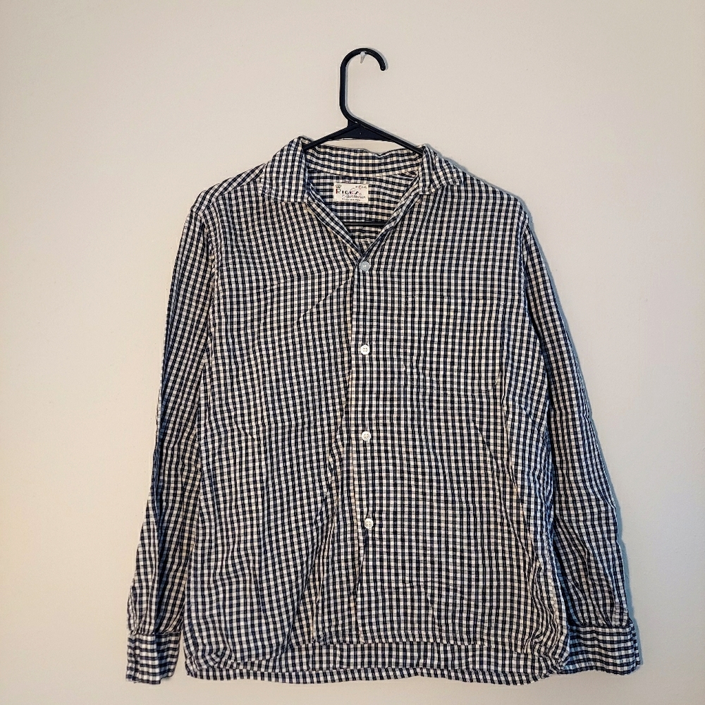 Vintage Button Down Plaid Shirt